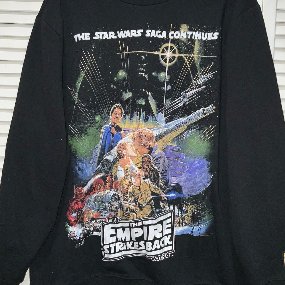 Star Wars The Empire Strikes Back 45th Anniversary Crewneck Size XL - Picture 2 of 5